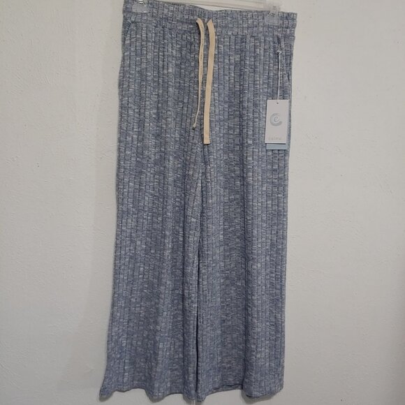 Calme by JW  Set Womens  Cozy LARGE Wide Leg Pants with XL Dolman Top  Soft - Picture 8 of 14